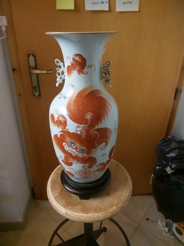 Vaso cinese balaustra - vaso,