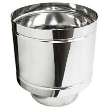 ANTIVENTO A BOTTE ACCIAIO INOX AISI 304 COMIGNOLO FUMAIOLO TONDO CON ROMPIGOCCIA