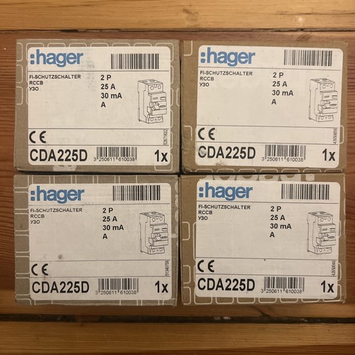 Hager cda 225 d - 4x,