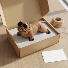 Pupazzo Bulldog Francese Auto