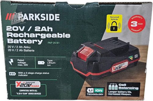 Batteria 20v parkside 2ah - batteria,