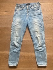 Jeans donna True Religion denim chiaro skinny vita alta tg.W28