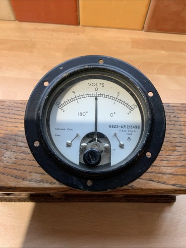 Vintage panel meter raf - meter,,
