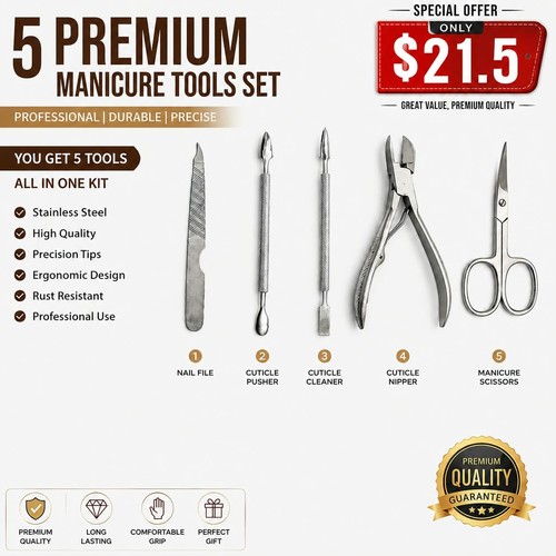 Set manicure professionale - manicure, 5