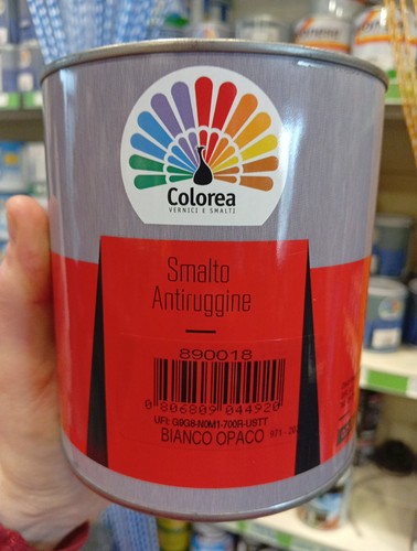 Smalto antiruggine bianco - smalto,