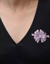 Spilla nodo fiocco taglio