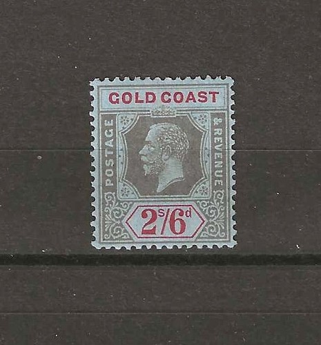 Gold coast 1913 81a - gold, 2s6d