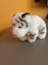 Peluche tigre bianca e nera