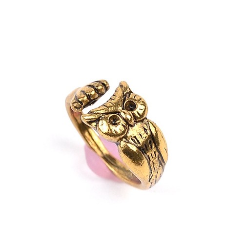 Anelli gufo bronzo - gufo,
