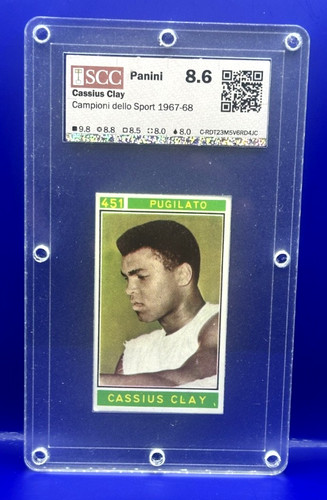 1967 panini campioni cassius - panini,