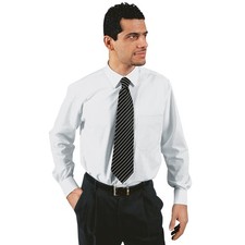 Camicia Uomo Bianca con Taschino in Misto Cotone Isacco | Cameriere Receptionist