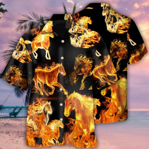 Camicia hawaii horse - camicia,
