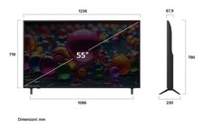LG UHD AI 55UA74006LB TV webOS