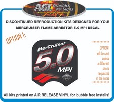 Mercruiser 5.0 MPI Flame