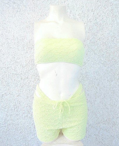 Bikini giallo chiaro fantasia - giallo,
