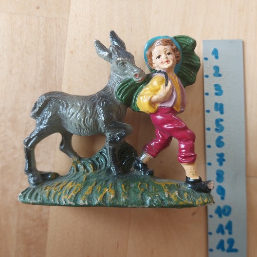 Bambino con asinello - , presepe