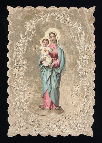 Santino pergamena manufatto - pergamena,