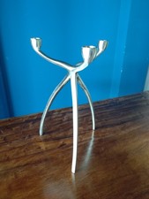 Portacandele in alluminio a 3