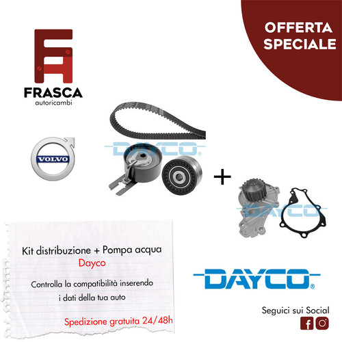Kit distribuzione pompa acqua - distribuzione,