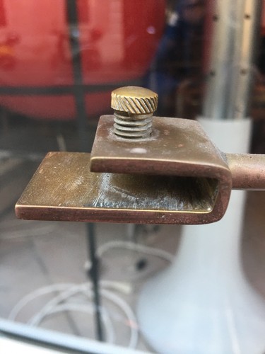 Espositore 50s ottone vetro - 50s,