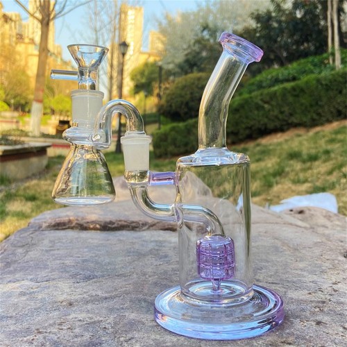Tubo acqua vetro viola - , pesante