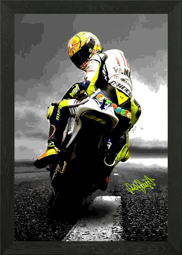 Valentino rossi poster arte - valentino, da