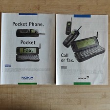2x Nokia 9000 Fax 1997 Vintage