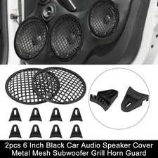 2 pezzi 6,5 pollici nero