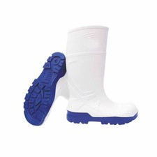 STIVALE BIANCO DA LAVORO IN POLIURETANO CON PUNTALE