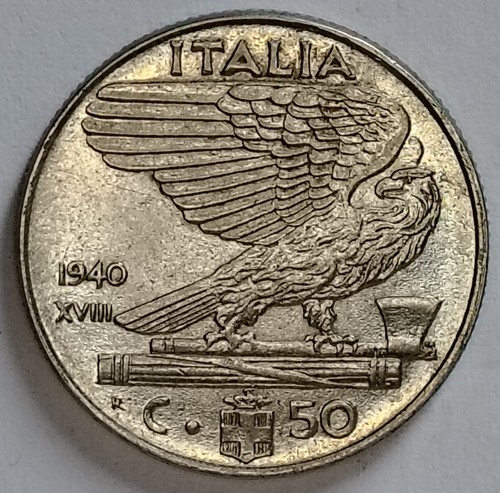 Regno italia 50 centesimi - regno,