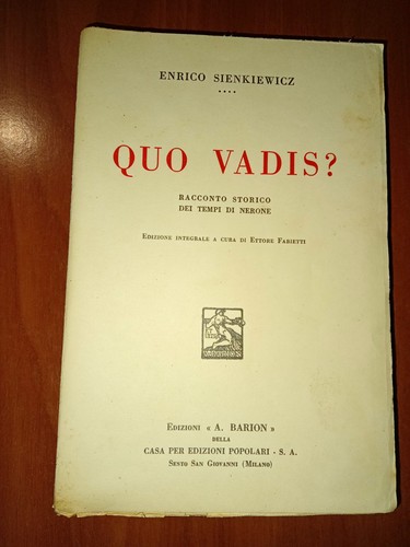 Sienkiewicz quo vadis - quo,