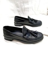 Mocassini Neri Vera Pelle Geox