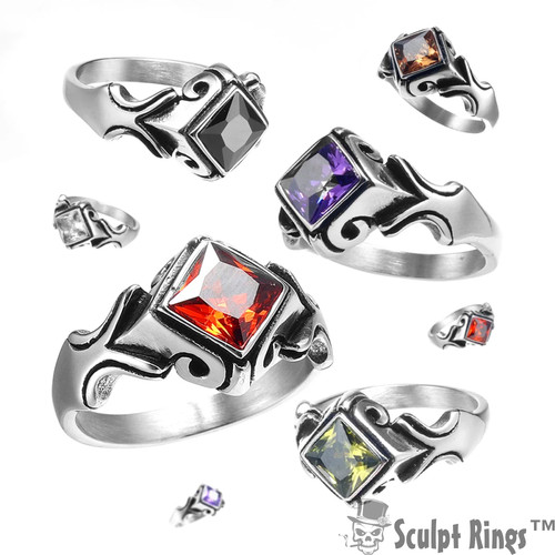 Anello con pietre preziose