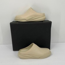 1017 Alyx 9SM Mono slide zoccolo mulo sabbia pelle zeppa scarpa marrone scuro nuova 39 9