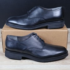 Scarpe Robert Clergerie Gian uomo taglia 11,5 pelle derby nera made in France