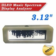 Analizzatore Display Spettro Musicale OLED 3,12" Ritmo VU Meter Indicatore Livello Audio