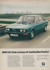 BMW 520 (E12) - Pubblicità
