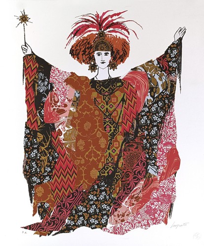 Emanuele luzzati serigrafia - luzzati.,