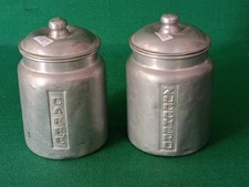 COPPIA VECCHI BARATTOLI CAFFÈ