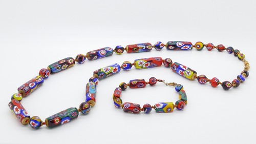 Collana perle vetro - collana,