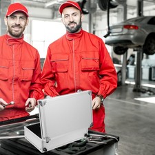  Organizzatore Porta Utensili Scatola Portatile Organizzatore Utensili Valigetta Alluminio