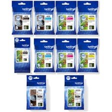 CARTUCCE ORIGINALI NERO/COLORE BROTHER LC422 A SCELTA