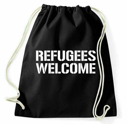 Refugees welcome borsa da - welcome,