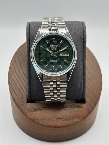 Seiko motivo quadrante verde - 5,