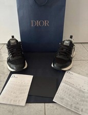 Dior b25, nere con suola bianca e logo lungo il lato, taglia 44
