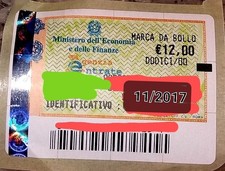 MARCA DA BOLLO PER CAMBIALI DA