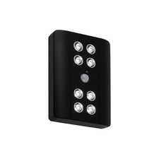 Applique Moderna Lero Indoor Plastica Nero Led Integrato 5,1W 4000K