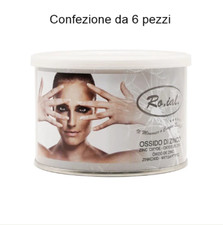 6 pezzi Cera depilatoria Roial ossido di zinco 400 ml