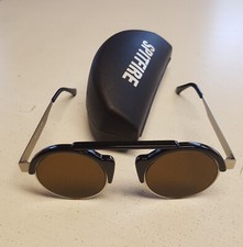 Occhiali da sole Off World Spitfire Black Vintage Sunglasses Cat. 3 CE