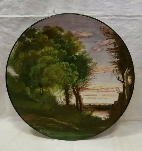 Piatto ceramica fantoni - ceramica, l.fantoni